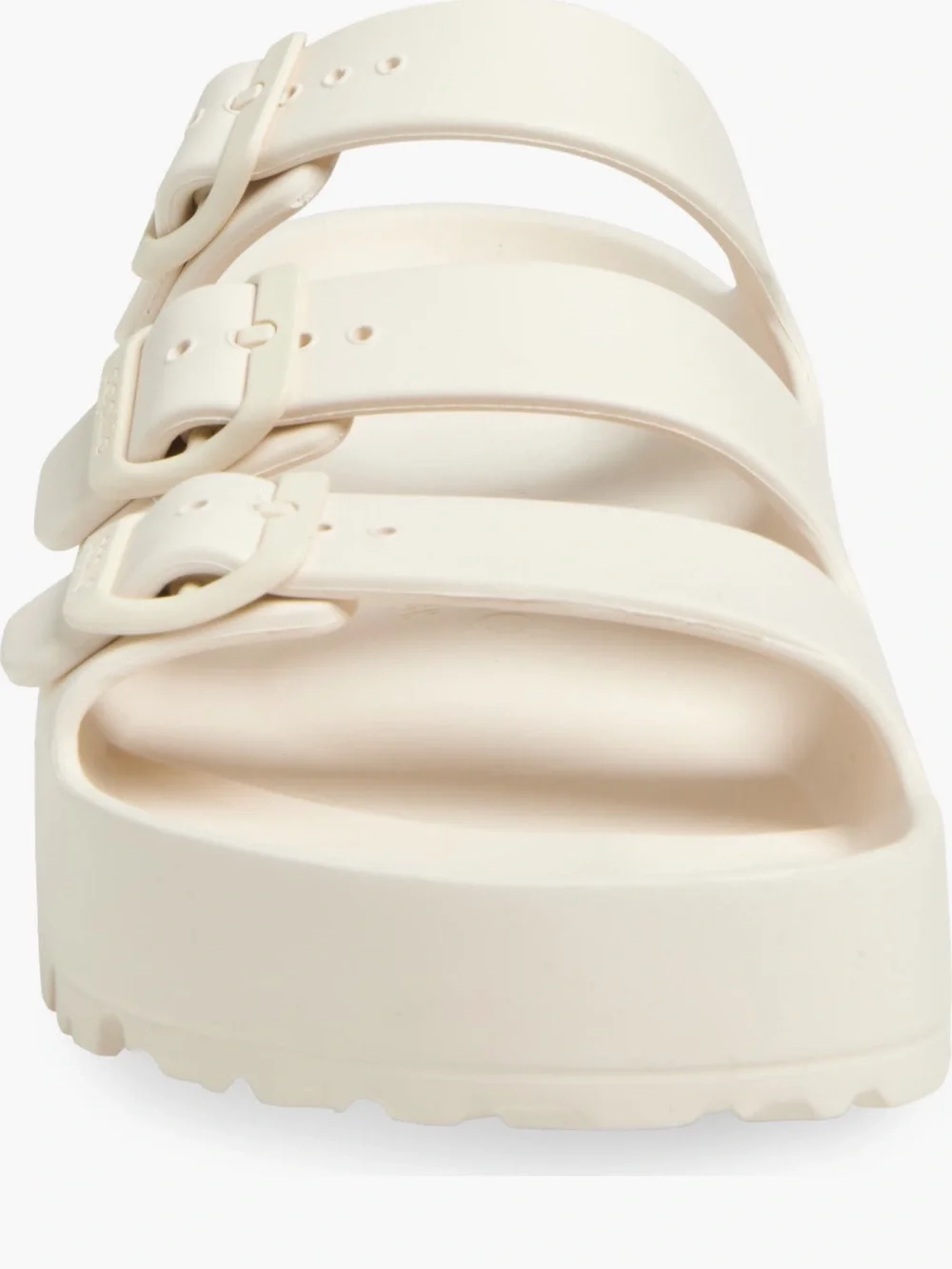 New in box Birkenstock Papillio Triple Strap Platform Sandal in Cream 41/10-10.5